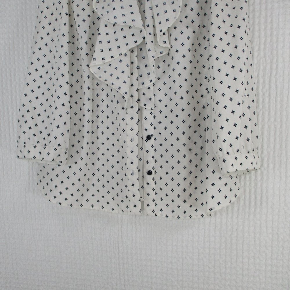 GEORGE RUFFLE TOP SIZE LARGE - Picture 2 of 6